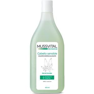 MUSSVITAL Dermactive Sensitive Shampoo, zacht haar, Curculigo, voor kinderen en volwassenen, 400 ml