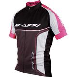 Massi - Pro Team - Korte Mouw Wielertrui - Roze - Comptex en Lycra