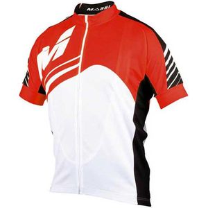 Massi Vesta Korte Mouw Wielertrui Rood S Man