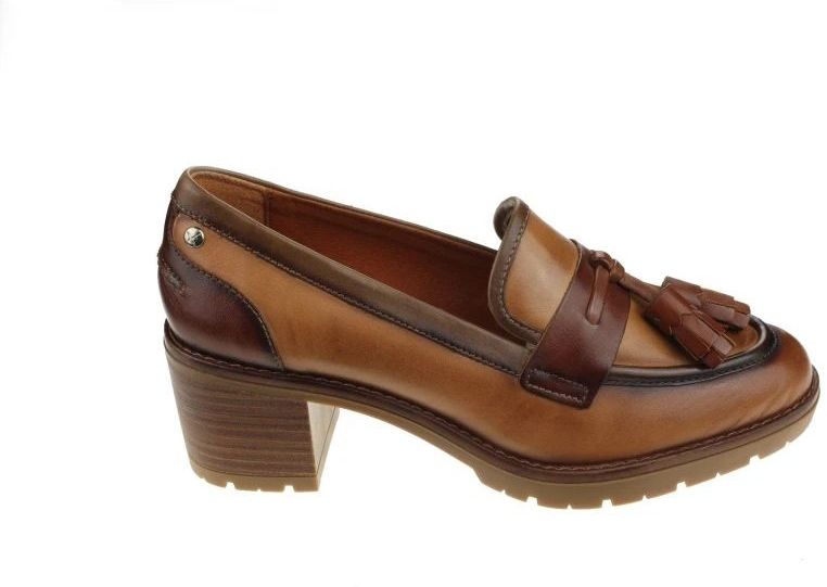 Pikolinos Llanes - Dames Pump - Bruin - Leer - Gedempte Binnenzool