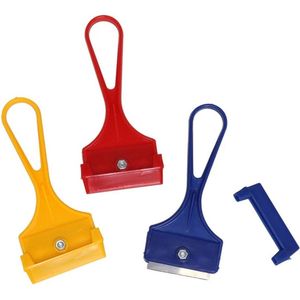 Gerimpo - Glasschraper - 11 cm - Kunststof - Dubbelzijdig Mesje