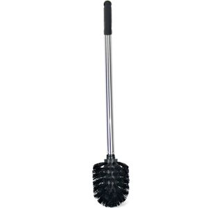 Gerimport Toiletborstel 8 X 8 X 54 Cm Staal Zwart