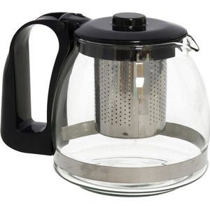 Gerimport Theepot - met infuser filter - glas - 700 ml