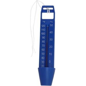 Zwembad thermometer blauw 16 cm - Zwembadwater temperatuur meters