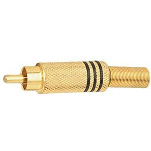 Electro Dh - Elektro dh Metall rca Koaxial rca Stecker. Farbe Bügel gelb 10.593/D/N 8430552061235