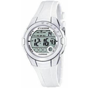 CALYPSO WATCHES Chronograph K5571/1, Armbanduhr, Quarzuhr, Damenuhr, Digitalanzeige, Datum, Stoppfunktion