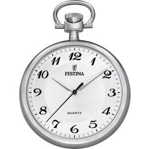 Festina Analoog kwarts zakhorloge F2020/1, zilver, band