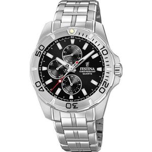 Festina Herren Uhr F20445 3 Edelstahl Multifunktion