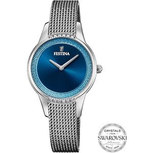 Festina Quarzuhr »Mademoiselle«, Armbanduhr, Damenuhr, Edelstahlarmband, Ø 30 mm