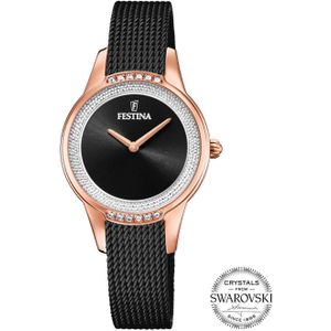 Festina Quarzuhr »Mademoiselle«, Armbanduhr, Damenuhr, Edelstahlarmband, Ø 30 mm