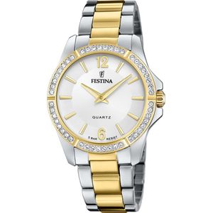 Festina Quarzuhr »Mademoiselle«, Armbanduhr, Damenuhr, Edelstahlarmband