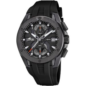 Lotus Chronograph »Vortex«, Quarzuhr, Armbanduhr, Herrenuhr, Tag, Stoppfunktion, Kautschukarmband