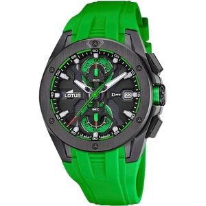 Lotus Sport Watch 18943/4, zwart, riem, Zwart, riem