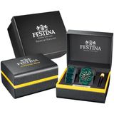 Festina Chronograph »Chrono Bike 2025 Special Edition«, (Set, 3 tlg., mit Wechselband und Bandwechsler), Quarzuhr, Armbanduhr, Herrenuhr, Edelstahlarmband