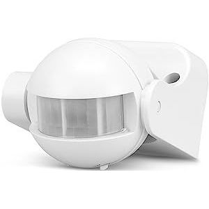 Garza Power infrarood bewegingsmelder voor muur, detectiehoek 180, beschermingsklasse IP44, wit