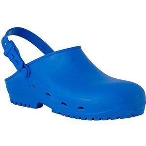 REPOSA MAX klompen, hygiëneklompen, natuurlijk antistatisch polymeer, latexvrij, comfortabel, licht, gesloten bovenmateriaal, zijgaten, anatomische SRC zool