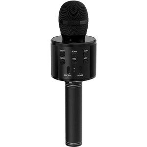 Karaoke Bluetooth Microfoon - kunststof - 23 cm - sing a long - popster
