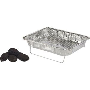 Wegwerpbarbecue Antraciet (31 x 25 cm)