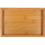 Gerim - Kast/lade sorteer organizer bamboe houten bakje 23 x 15 x 5 cm