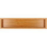 Gerim - Kast/lade sorteer organizer bamboe houten bakje 30 x 7 x 5 cm