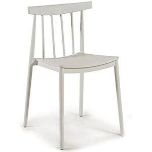 Gift Decor stoel, kunststof, wit, normaal