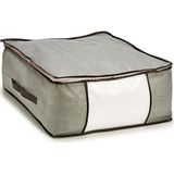 Arte r opbergtas/beschermhoes beddengoed/kleding - grijs - 45 x 45 x 20 cm