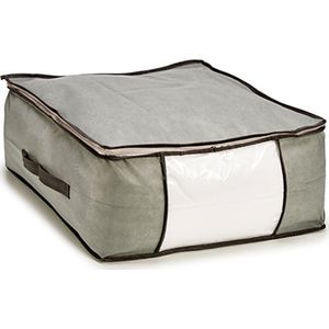 Arte r opbergtas/beschermhoes beddengoed/kleding - grijs - 45 x 45 x 20 cm