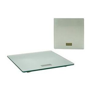 Digitale Personenweegschaal 150 kg Kristal Zilverkleurig Transparant Plastic