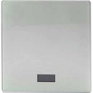 Digitale Personenweegschaal 150 kg Kristal Zilverkleurig Transparant Plastic
