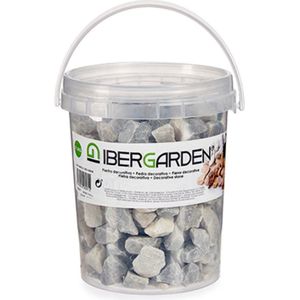 Ibergarden Decoratiestenen Klein 1,5 Kg Lichtgrijs