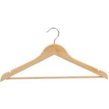 Kipit Kledinghangers - 8x - hout - luxe hangers