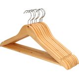 Kipit Kledinghangers - 8x - hout - luxe hangers