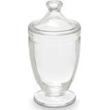 Vivalto Snoeppot/voorraadpot Candy Box - Bonbonniere - glas - met luchtdichte deksel - D12 x H24 cm - Koektrommel