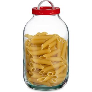 Vivalto - Voedsel Opslag Container - Glas - 5 Liter - Schroefdop - Transparant