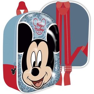 Disney Rugzak Mickey Mouse Junior 31 X 26 Cm Polyester Blauw