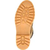 Veterboots - Leer - Color-Blocking - Blokhak - Warm Gevoerd