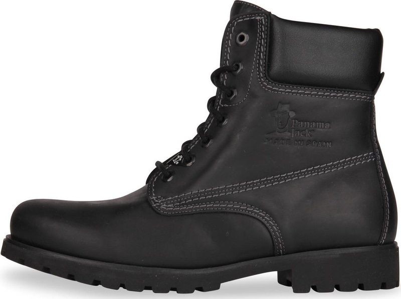 Panama Jack - Panama 03 C3 Napa Grass - Enkellaarsjes - Zwart - Nappa Leer