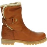 Felia - Snowboots - Effen - Leer - Warm Gevoerd - Klittenbandsluiting