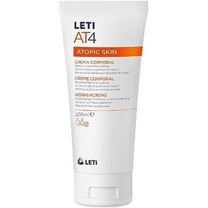 LETI AT4 Körpercreme - Reichhaltige Körperpflege zum Schutz trockener oder zu Neurodermitis neigender Haut, 200 ml Crème