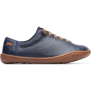 Camper Unisex Kinderschoenen - Peu Cami Marineblauw - Leer en Plat