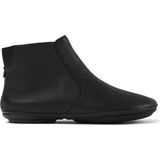 Enkellaarsje - Sella - Zwart - Leer - Ritssluiting - Effen