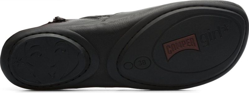 Enkellaarsje - Sella - Zwart - Leer - Ritssluiting - Effen