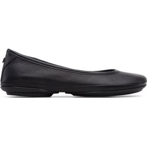 Camper Dames Rechts Nina Closed Toe Ballet Flats, Zwart, 37 EU