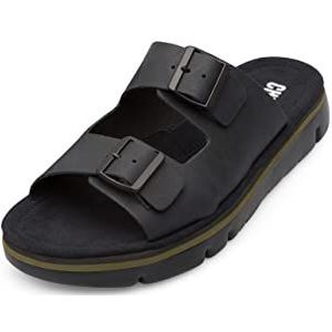 Camper Oruga sandaal K100286 platte sandalen voor heren, zwart, 44 EU, zwart, 44 EU