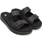 CAMPER Oruga K100286 platte herensandalen, zwart, 44 EU, zwart.