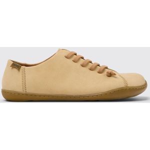 Camper - Peu - Sneakers - Beige - Nubuck - Slip-On met Elastische Veters