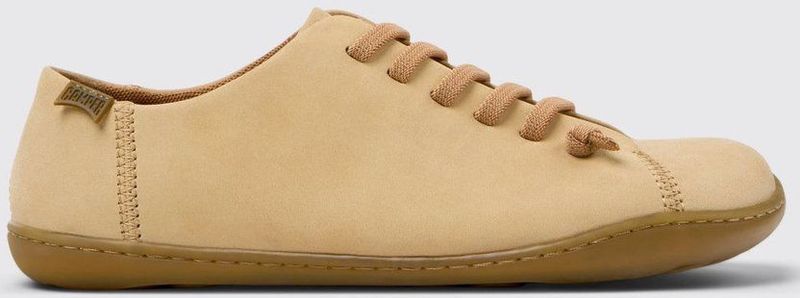Camper - Peu - Sneakers - Beige - Nubuck - Slip-On met Elastische Veters