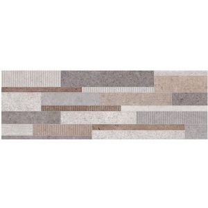 Colorker Stown Decortegel 25x75cm 9.7mm witte scherf Multicolor 1266244