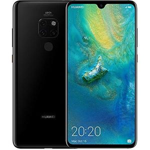 Huawei Mate 20 Funda Azul Oscuro y Smartphone 6,53 inch (Octa-Core Kirin 980, 4 GB RAM, 128 GB geheugen, 20 MP cmara, Android 9.0) zwart [Exclusief Amazon]