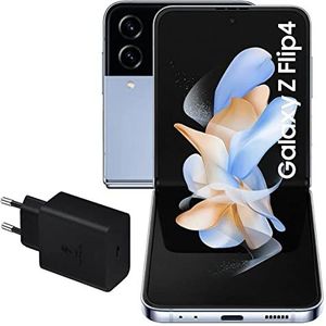 SAMSUNG Smartphone Galaxy Z Flip4 Blauw 6,7 inch 128 GB Octa-Core 8 GB RAM
